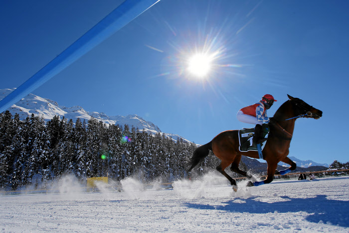 White Turf St. Moritz – Pferderennen auf Schnee