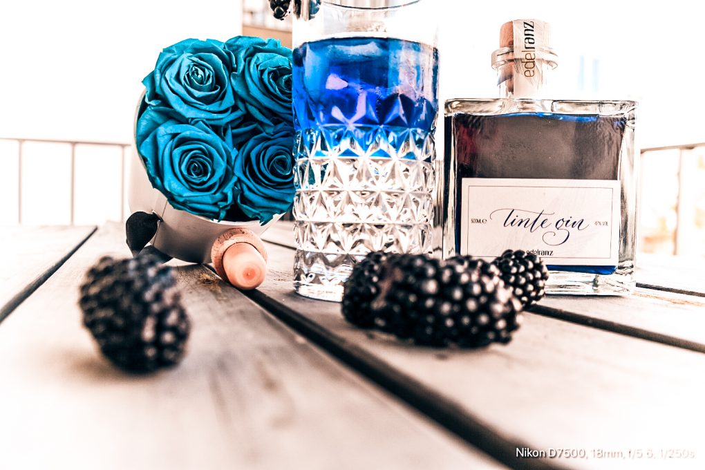 Tinte Gin – Ein besonderer blauer Gin